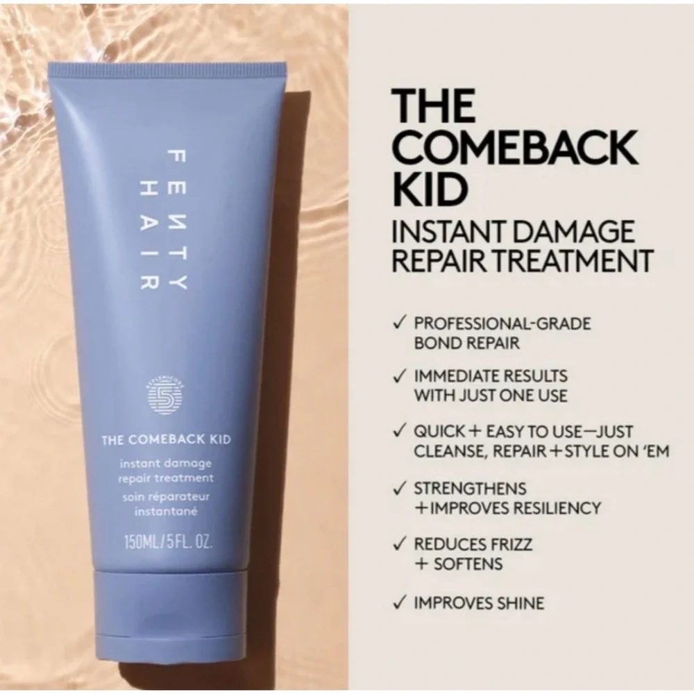 Fenty Hair The Comeback Kid Instant‎ Damage Repair Treatment 5oz Bond Repair